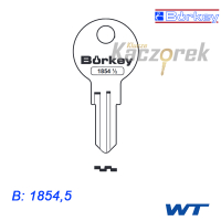 KMB065 - klucz surowy - Borkey 1854,5